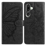 For Samsung Galaxy M56 5G Case Butterfly Imprinted Wallet Stand PU Leather Flip Phone Cover with Strap