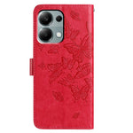 Wallet Stand Case for Xiaomi Redmi Note 13 Pro 4G / 14S 4G / Poco M6 Pro 4G Butterfly Imprinted PU Leather Flip Phone Cover with Strap