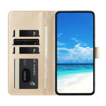 Xiaomi Redmi Note 14 4G (163,25 mm) fodral med fjärilstryck, plånboksfodral i PU-läder med rem