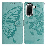 For Xiaomi Redmi A5 NFC (EU) (173.45mm) Case Butterfly Imprinted Wallet Stand PU Leather Flip Phone Cover with Strap