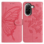 For Xiaomi Redmi A5 NFC (EU) (173.45mm) Case Butterfly Imprinted Wallet Stand PU Leather Flip Phone Cover with Strap
