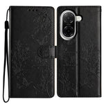 For Xiaomi Redmi A5 NFC (EU) (173.45mm) Wallet Phone Case Butterfly Floral Imprint Leather Flip Cover with Strap