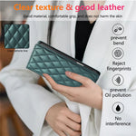 Phone Case For Xiaomi Redmi Note 14 Pro 5G / Note 14 Pro+ 5G / Poco X7 5G , RFID Blocking Wallet Stand Rhombus Leather Cover with Wrist Strap