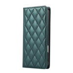 Phone Case For Xiaomi Redmi Note 14 Pro 5G / Note 14 Pro+ 5G / Poco X7 5G , RFID Blocking Wallet Stand Rhombus Leather Cover with Wrist Strap