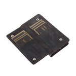 For Xiaomi Poco M7 Pro 5G Case Zipper Pocket 9 Card Slots PU Leather Phone Cover with Wrist Strap