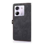 For Xiaomi Poco M7 Pro 5G Case Zipper Pocket 9 Card Slots PU Leather Phone Cover with Wrist Strap