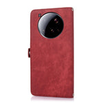 For Xiaomi 15 Ultra Case Zipper Pocket 9 Card Slots PU Leather Phone Cover with Wrist Strap