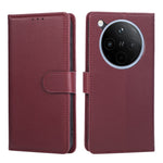 For Oppo Find X8 Pro 5G Case Wallet Stand View PU Leather Phone Cover with Wrist Strap