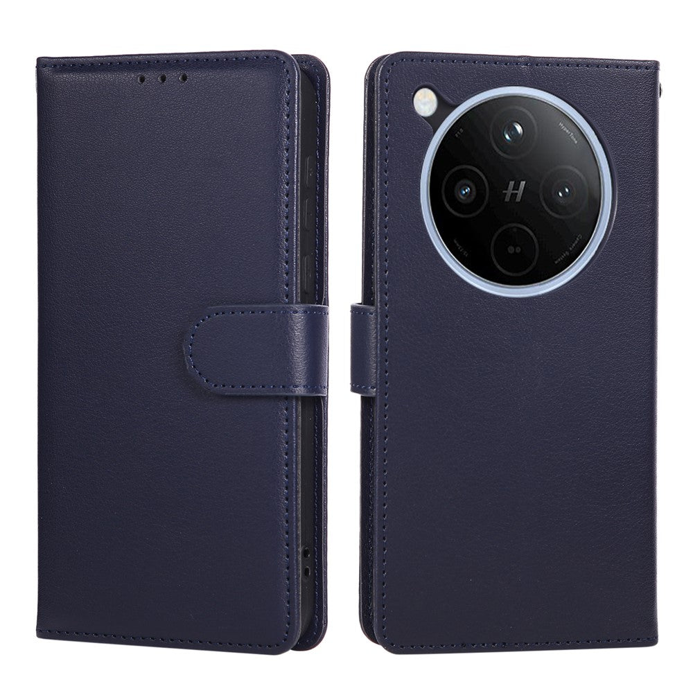 For Oppo Find X8 Pro 5G Case Wallet Stand View PU Leather Phone Cover with Wrist Strap