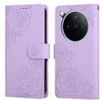 For Oppo Find X8 5G Case Rose Flower PU Leather Wallet Phone Cover with 3 Card Slots / Wrist Strap