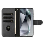 Stand Case for Honor 400 Pro 5G (Global)G PU Leather Wallet Phone Cover S Shape Stitching Design with Strap
