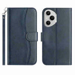 Stand Case for Honor 400 Pro 5G (Global)G PU Leather Wallet Phone Cover S Shape Stitching Design with Strap
