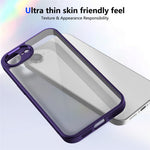 For iPhone 17th / 16th Case Matte Skin Touch Clear PC + TPU Shockproof Phone Back Cover