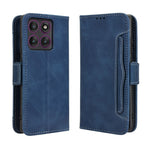 For Motorola Edge 60 Pro 5G Leather Case Phone Wallet Cover with Multiple Card Slots