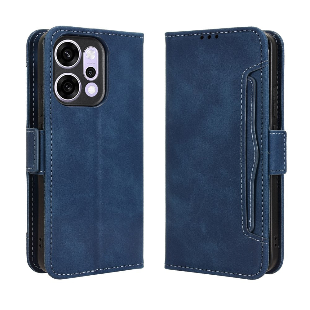 For Oppo Reno14 Pro 5G (Global) Leather Case Phone Wallet Cover with Multiple Card Slots
