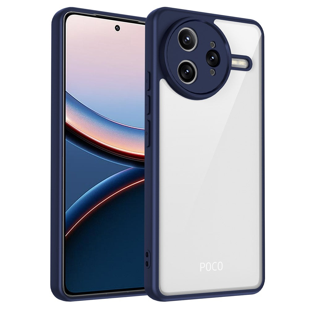 For Xiaomi Redmi K80 Pro 5G / Poco F7 Ultra 5G Case Matte Skin Touch Clear PC + TPU Shockproof Phone Back Cover