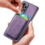Oppo Reno4 5G / Oppo Reno13 5G (Global) Magnetiskt Läderfodral med Avtagbar Korthållare