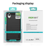 MOFI JK TPU Series-1 för Samsung Galaxy A23e / A22e Kolfibertextur Anti-fingeravtrycksmobilskal Mjukt TPU Borstad Yta Skyddande Skal