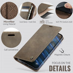 CASEME For iPhone 14 Pro Max Case  033 Series RFID Blocking Wallet Stand Calf Texture Leather Phone Cover
