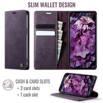CASEME For iPhone 15 Plus Case  033 Series RFID Blocking Wallet Stand Calf Texture Leather Phone Cover