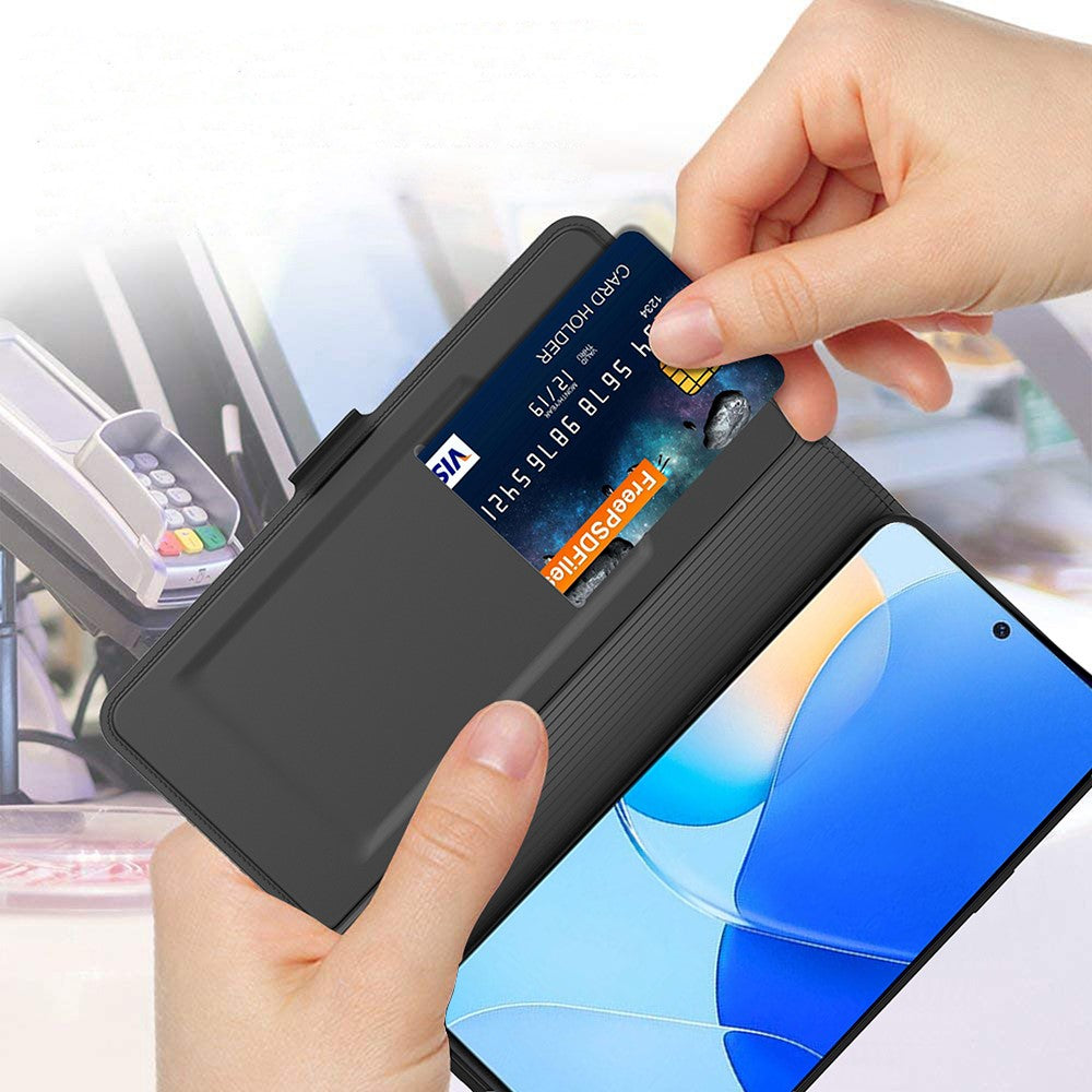 For Huawei nova 14 5G Case Shockproof TPU Inner Shell Leather Phone Cover Card Slot