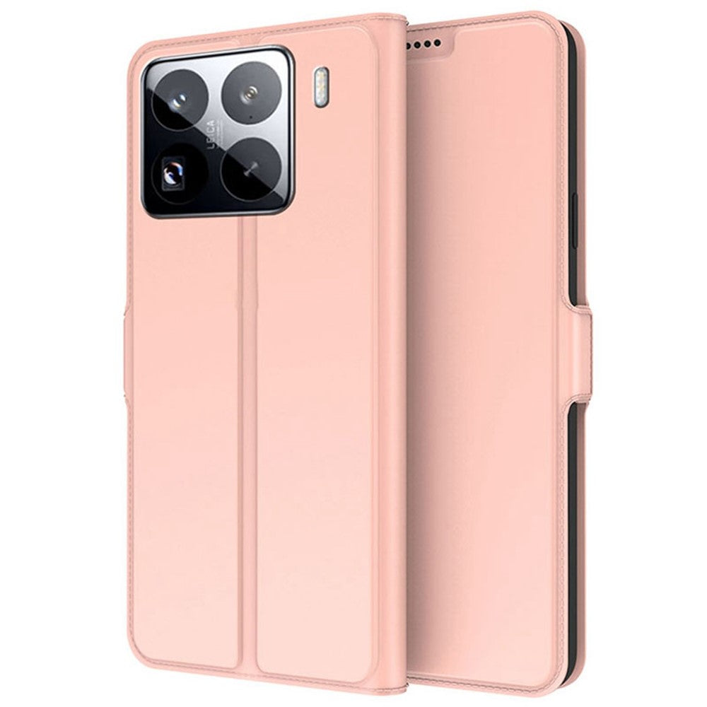 For Xiaomi 15S Pro Case Shockproof TPU Inner Shell Leather Phone Cover Card Slot