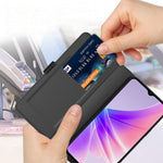 Til Oppo Reno14 5G (Global) Cover Stødsikker TPU Indercover Læder Telefoncover Kortlomme