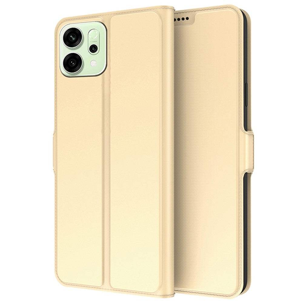 Til Oppo Reno14 5G (Global) Cover Stødsikker TPU Indercover Læder Telefoncover Kortlomme