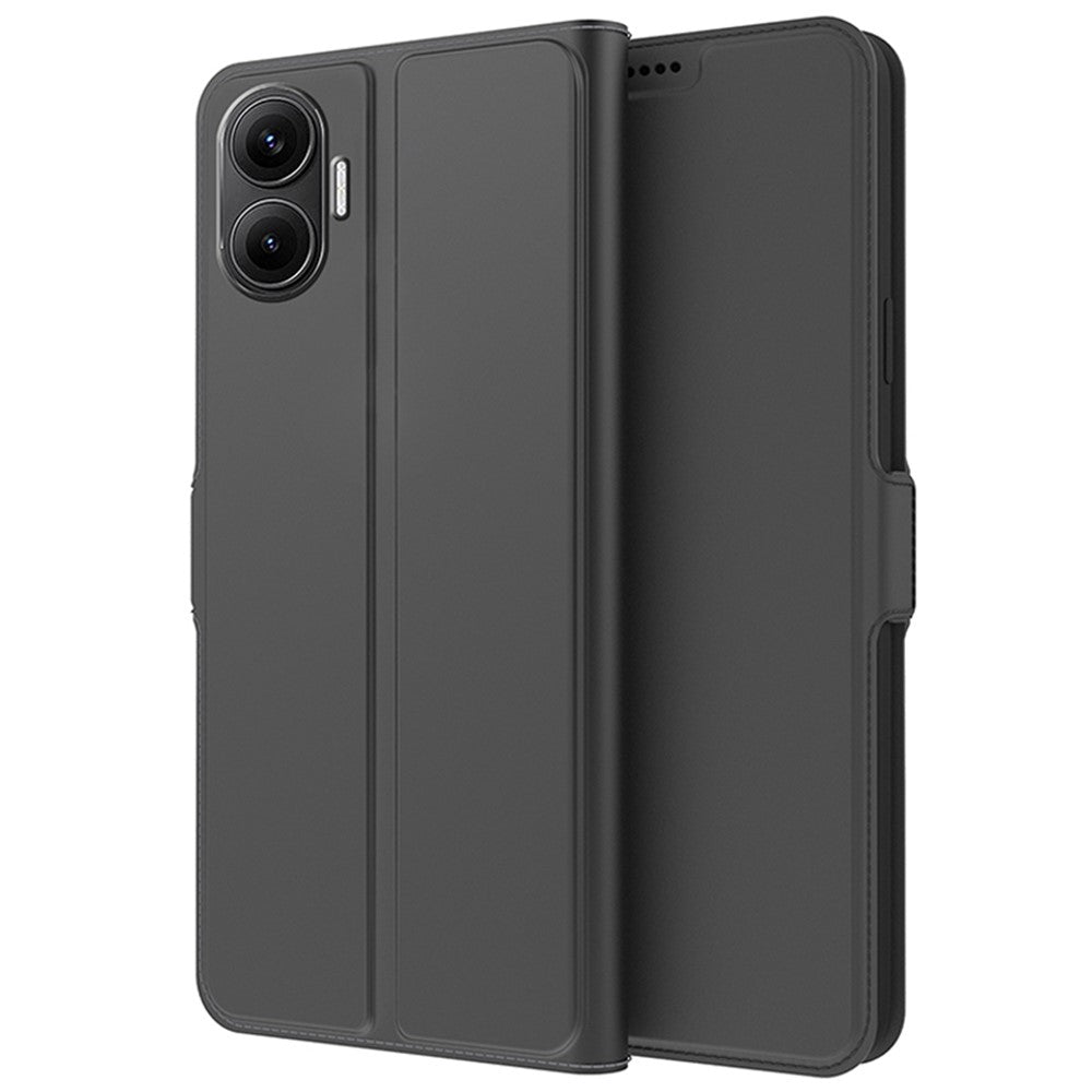 For Xiaomi Poco F7 5G / Redmi Turbo 4 Pro 5G Case Shockproof TPU Inner Shell Leather Phone Cover Card Slot