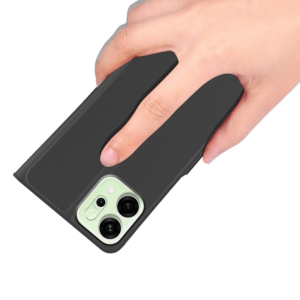 For Oppo Reno14 Pro 5G (Global) Case Shockproof TPU Inner Shell Leather Phone Cover Card Slot