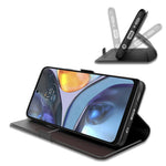 For Motorola Edge 60 Pro 5G Case Shockproof TPU Inner Shell Leather Phone Cover Card Slot
