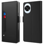 For Huawei nova 14 Pro 5G Case Stand PU Leather Phone Cover Card Holder Mirror