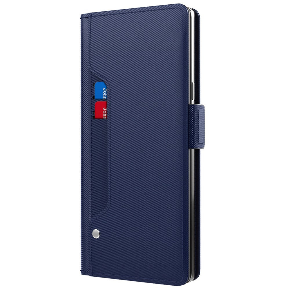 For Xiaomi 15S Pro Case Stand PU Leather Phone Cover Card Holder Mirror
