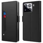 For Xiaomi 15S Pro Case Stand PU Leather Phone Cover Card Holder Mirror