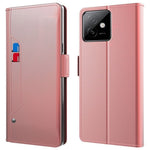 For Honor X60 GT 5G Case Stand PU Leather Phone Cover Card Holder Mirror