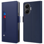 For Xiaomi Poco F7 5G / Redmi Turbo 4 Pro 5G Case Stand PU Leather Phone Cover Card Holder Mirror