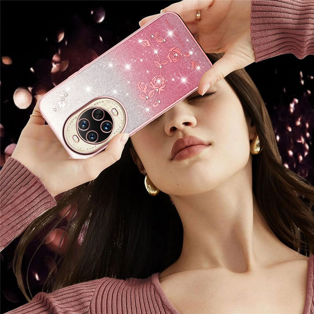 KADEM For Huawei nova 14 Ultra 5G Case Flower TPU Flexible Gradient Phone Cover