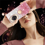 KADEM För Huawei Nova 14 Ultra 5G Skal Ring Stativ TPU Blommor mobilskal Gradient Glitter