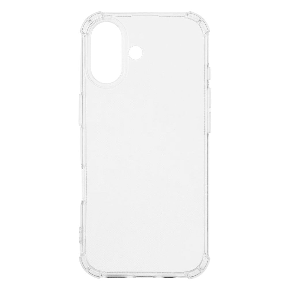 Til iPhone 17 Telefoncover Forstærket Fire Hjørner Anti-Tab Klart TPU Cover