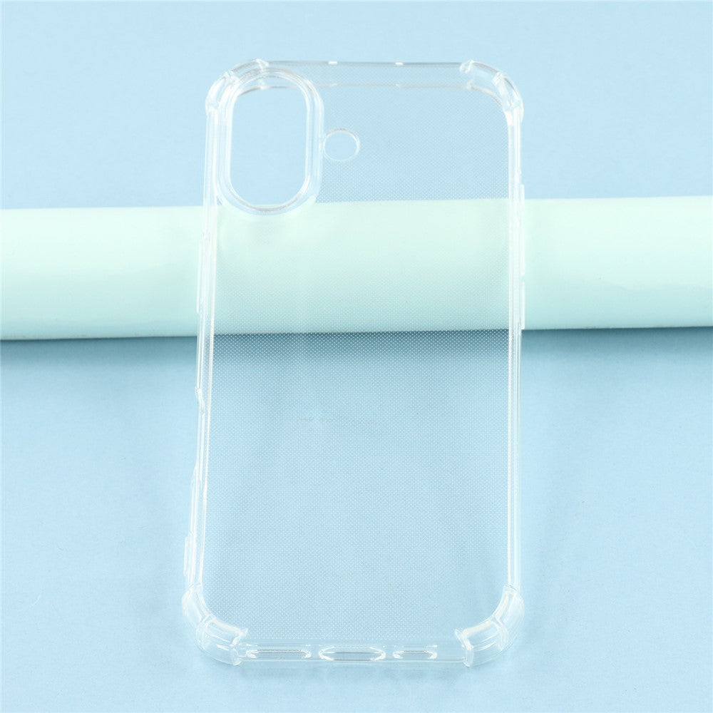 Til iPhone 17 Telefoncover Forstærket Fire Hjørner Anti-Tab Klart TPU Cover