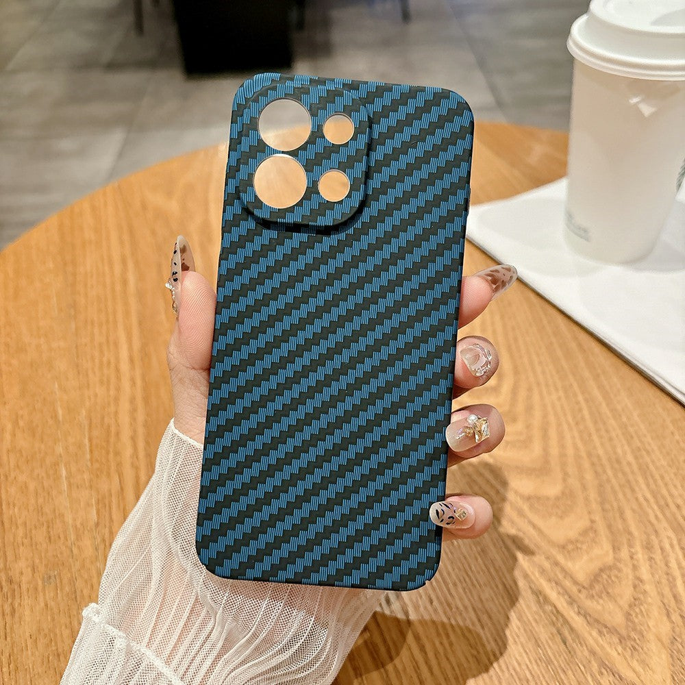 For OnePlus 13T 5G Case Hard PC Phone Cover Carbon Fiber Texture Drop Proof