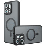 For Oppo Reno14 Pro 5G (Global) Magnetic Case TPU+PC Matte Phone Cover