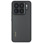 For Xiaomi 15S Pro Case Skin-Touch TPU + PC Matte Phone Back Cover, Transparent Black