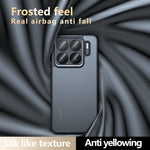 For Xiaomi 15S Pro Case Skin-Touch TPU + PC Matte Phone Back Cover, Transparent Black