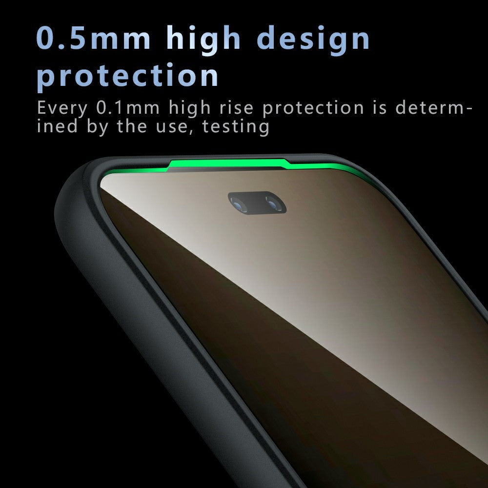 For Huawei nova 14 Ultra 5G Case Skin-Touch TPU + PC Matte Phone Back Cover, Transparent Black
