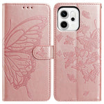 For Oppo Reno14 Pro 5G (Global) Case Butterfly Imprinted Wallet Stand PU Leather Flip Phone Cover with Strap
