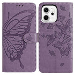 For Oppo Reno14 Pro 5G (Global) Case Butterfly Imprinted Wallet Stand PU Leather Flip Phone Cover with Strap