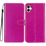 For Samsung Galaxy A08 5G / A08 4G / A07 4G Wallet Case Glitter Anti-Scratch Leather Stand Phone Cover with Strap