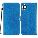 For Samsung Galaxy A08 5G / A08 4G / A07 4G Wallet Case Glitter Anti-Scratch Leather Stand Phone Cover with Strap