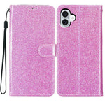 For Samsung Galaxy A08 5G / A08 4G / A07 4G Wallet Case Glitter Anti-Scratch Leather Stand Phone Cover with Strap